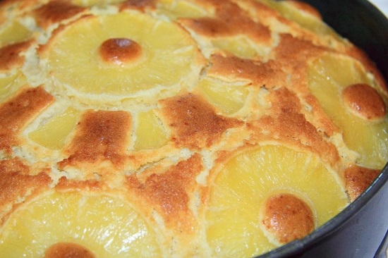 Пирог с ананасом: рецепт с фото