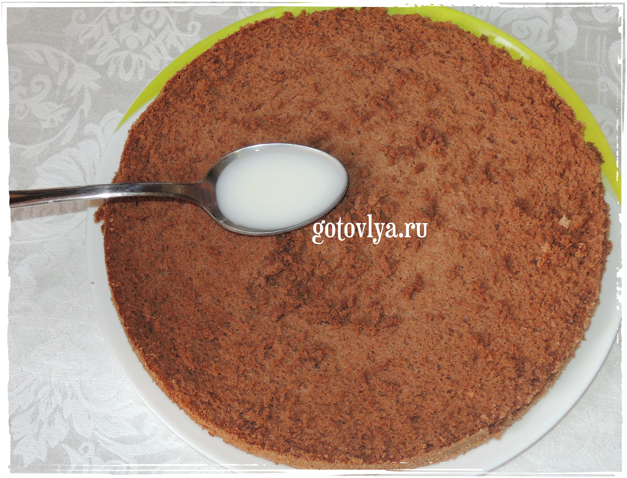 Рецепт шоколадного бисквита для торта