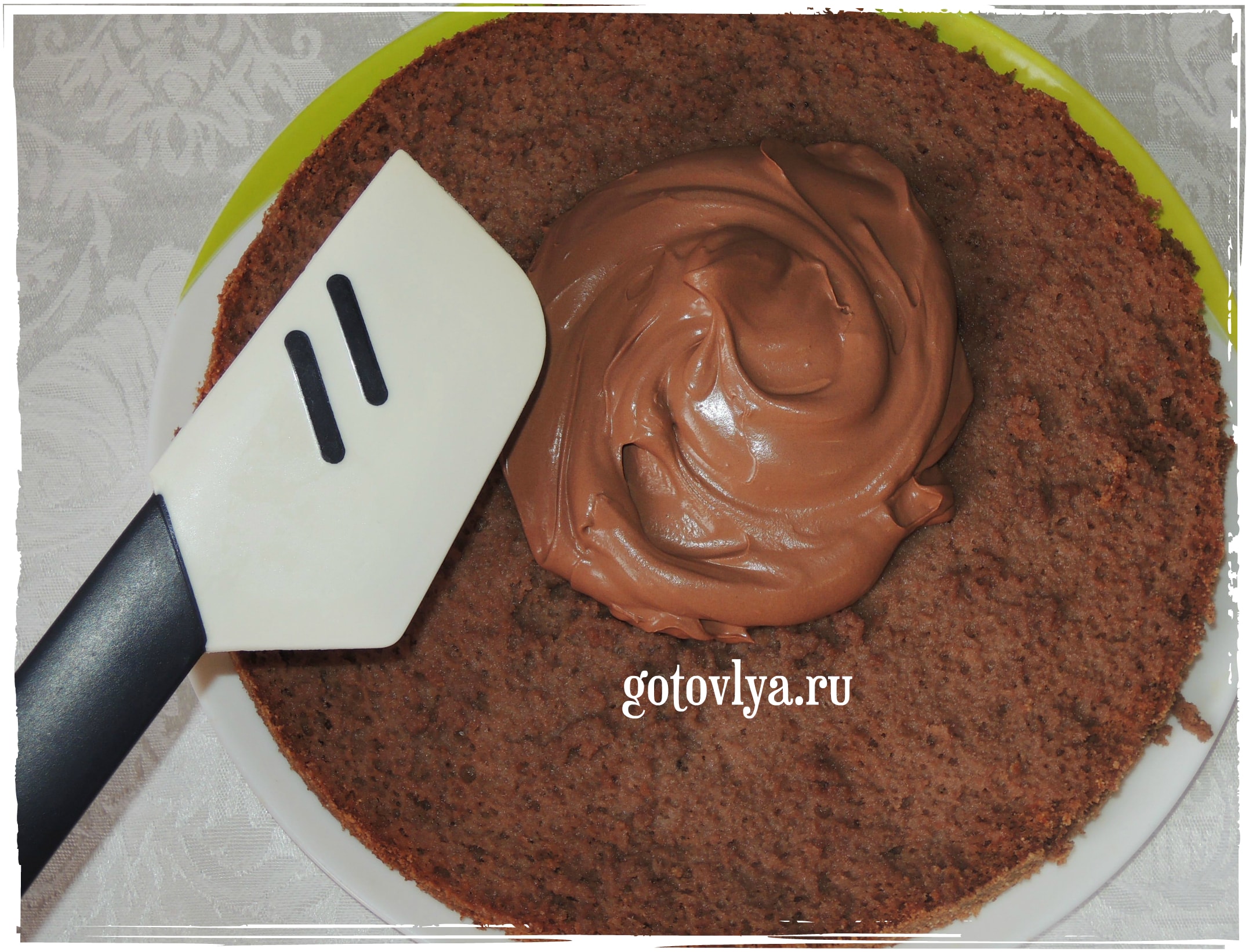 Рецепт шоколадного крема для торта с фото 1