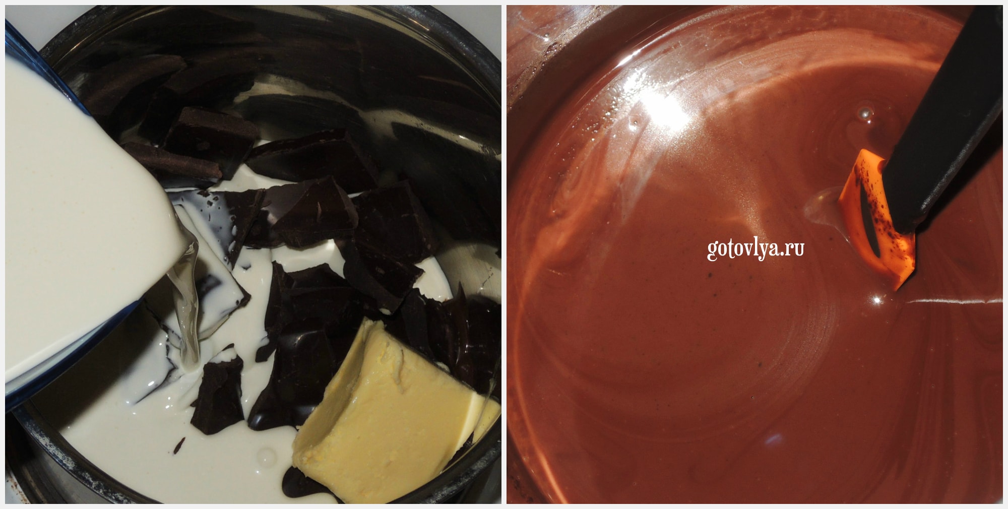 Рецепт шоколадного крема для торта с фото 3
