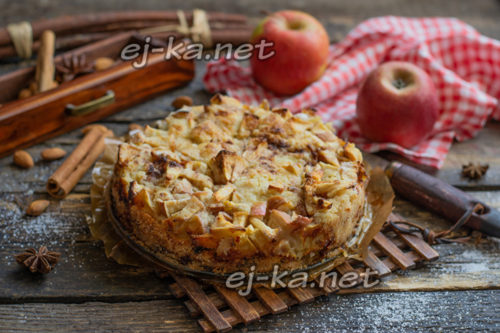 вкусный пирог с яблоками