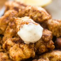 How to Make Chick-Fil-A Chicken Nuggets with Honey Mustard Dipping Sauce Copycat Recipe. Tastes 1000x better and so much healthier!