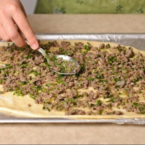 Турецкая пицца "Пайд" - фото шаг 9