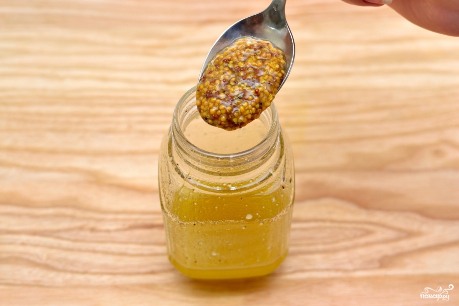 Заправка для салата масло мед