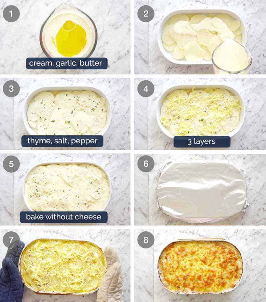 How to make Potatoes au gratin (Dauphinoise Potatoes)