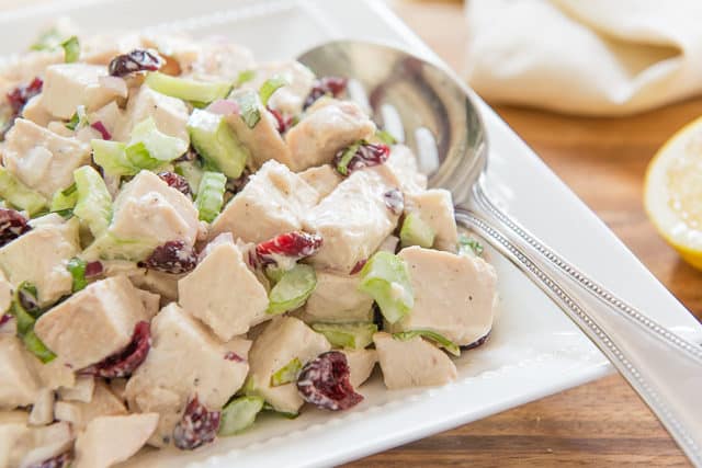 How to Make Cranberry Chicken Salad - Chicken Salad with Dried Cranberries