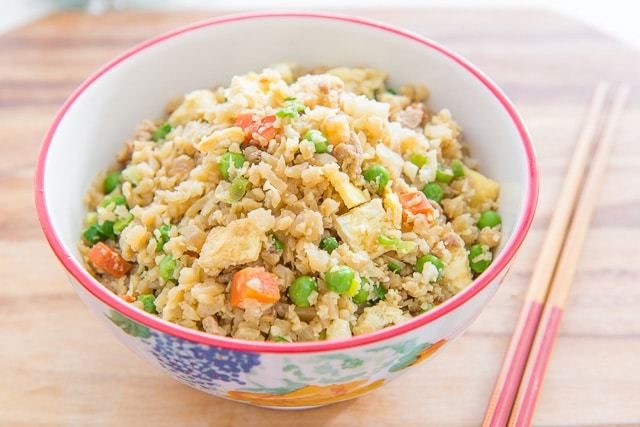 Cauliflower Chicken Fried Rice Recipe - Quick, Easy, and Healthy