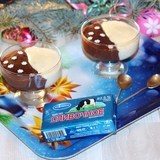 Шоколадно ванильный десерт "день и ночь"