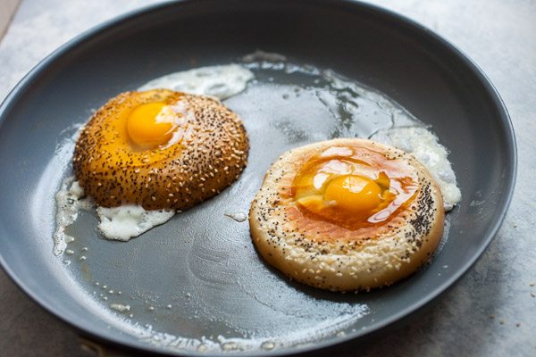 Egg in a Bagel recipe by RecipeGirl.com