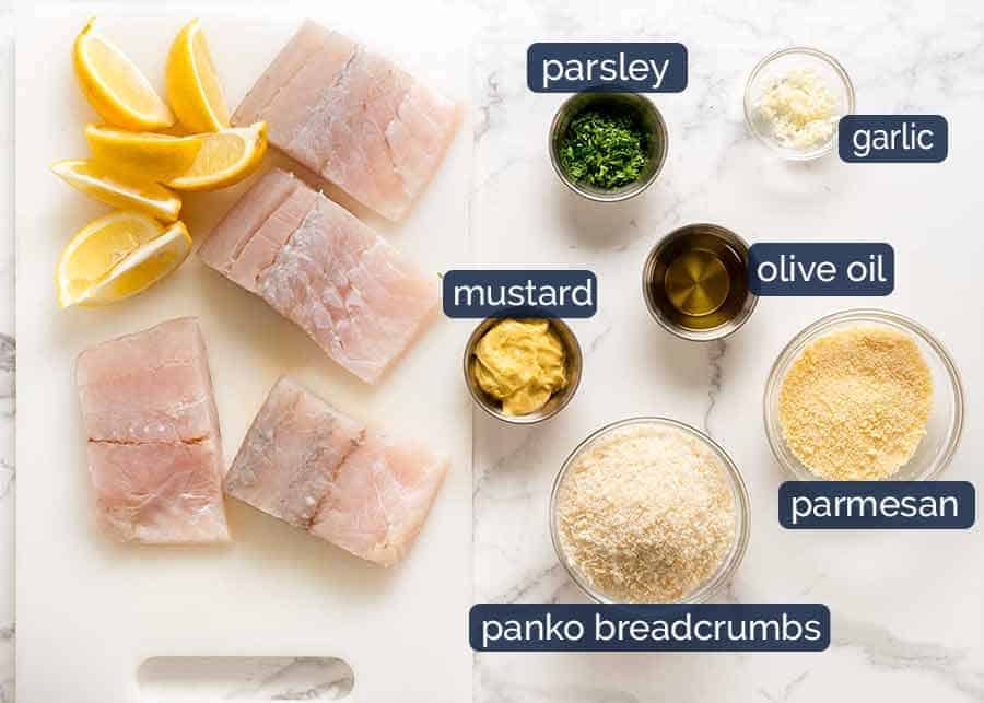 Ingredients for super easy fish recipe