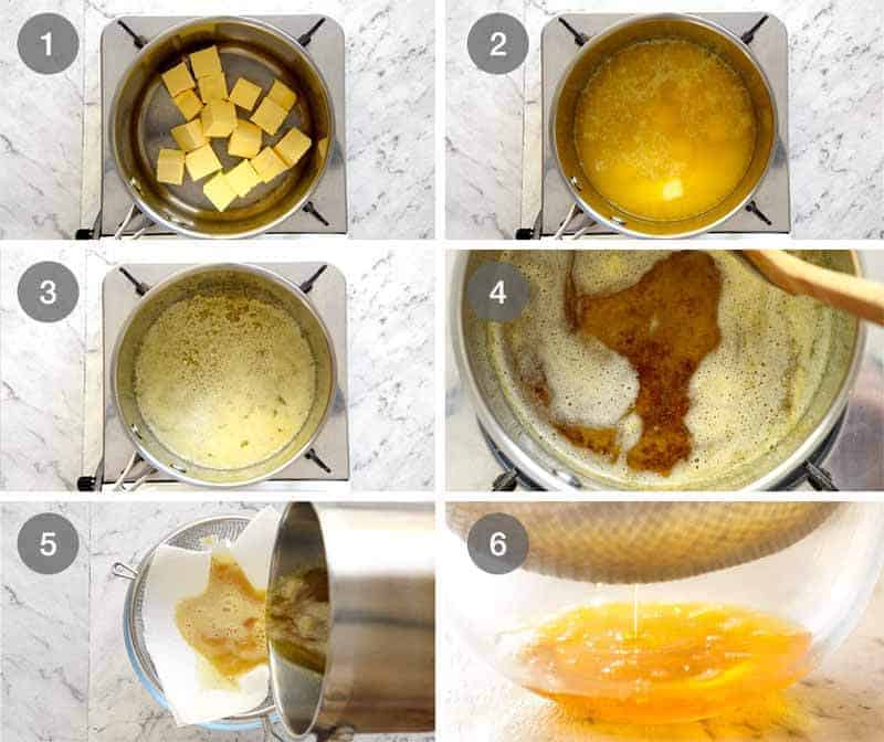 Preparation steps for how to make Ghee / Clarified Butter
