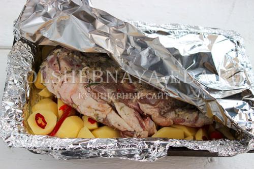 Бараньи ребра в духовке с картошкой. Бараньи ребрышки в духовке (рецепт пошаговый)