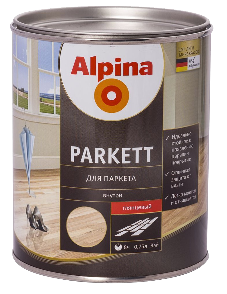 ALPINA PARKETT / Альпина Паркетт - глянцевый